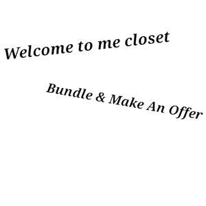 Hi, Welcome to my closet...Be sure to bundle
